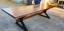 Load image into Gallery viewer, Modern Black Walnut Dining Table