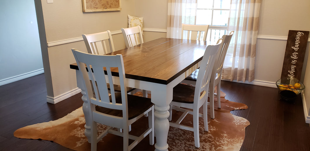 Slat Back Dining Chairs