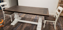Load image into Gallery viewer, Rustic Center Pedestal Table
