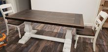 Load image into Gallery viewer, Rustic Center Pedestal Table