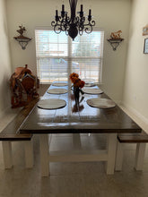 Load image into Gallery viewer, Farmhouse Double Bench Set