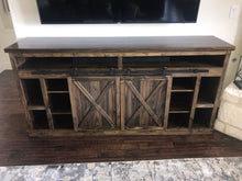 Load image into Gallery viewer, Rustic Farm Style Media Cabinet